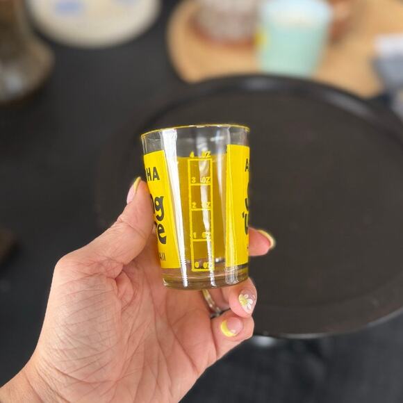 Vintage Hawaii Souvenir Shot Glass – "Aloha Hang Loose" & "Suck 'Um Up" - Picture 2 of 4